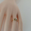 Antique 14K Rose Gold Victorian Pearl Ring Size 6 Circa 1880
