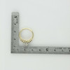 14K Yellow Gold 1/2ct tw Marquise Diamond Engagement Ring Size 4.5 Circa 1980