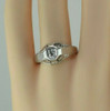 Antique 18K White Gold Art Deco Diamond Ring G VS Size 9.75 Circa 1930