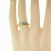 14K Yellow Gold 1/2ct Diamond Band Excellent Quality Size 6.25 Circa 1980