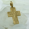 14K Yellow Gold Orthodox Cross Circa 1970