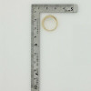 14K Yellow Gold 1/2 ct tw Thick Diamond Tapered Band Size 5 Circa 1960