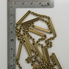 Antique Gold Filled Yellow Watch Chain Necklace length 25 inches Circa 1920