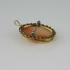 Gold Filled Shell Cameo Pin Pendant Circa 1960