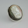 Mother of Pearl Abalone Carved Cameo