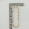 14K Yellow Gold Diamond and Sapphire Bracelet 7.25 inches Circa 1990