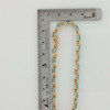 14K Yellow Gold 10 ct Medium Blue Topaz Bracelet 7 1/8 Inches Circa 1970