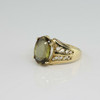 10K Yellow Gold Bicolor Topaz Ring Size 8