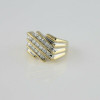 10K Yellow Gold 1ct TW Diamond Ring H SI2 Size 7.25 Circa 1980