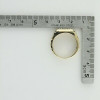 10K Yellow Gold 1/4 ct TW Diamond Nugget Style Ring Size 10 Circa 1970