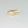Men's 14K Yellow Gold 1/3 ct + Diamond Ring GVS Quality Size 8
