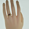 10K Yellow Gold 1/2ct + Ruby Ring Size 7.75 Circa 1960