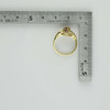 14K Yellow Gold Ruby and Diamond Ring Size 5.25 Circa 1960