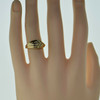 14K Yellow Gold Diamond Ring Size 4 Circa 1960