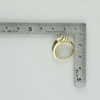 14K Yellow Gold Diamond Ring Size 4 Circa 1960