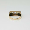 Vintage 14K Yellow Gold Diamond Ring Size 5.25 Circa 1930