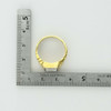 10K Yellow Gold Diamond Nugget Style Ring Size 10 Circa 1980