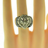 10K Yellow Gold Male Lions Head Ring Size 9.75 Circa 1990