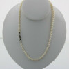 3.5 - 7.25mm Graduated Pearl Necklace 16.5 Inches Silver Clasp