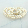 7mm Pearl Strand 21.5 Inches length 14K Yellow Gold Clasp