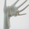 6 - 6.5mm Pearl Strand 22.5 Inches Length 14K Yellow Gold Clasp
