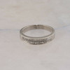 18K White Gold 1ct Diamond Band Size 5.5