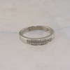 18K White Gold 1ct Diamond Band Size 5.5