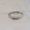 18K White Gold 1ct Diamond Band Size 5.5