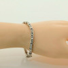 10K White Gold 3 ct tw Diamond Bracelet 6.25 inches long Circa 1970