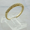 14K Yellow Gold Diamond Band Size 7 Circa 1990