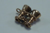 14K Yellow Gold "Binoculars" Charm