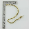 10K Yellow Gold 2 ct tw Champagne Diamond Bracelet 7 Inch Length Circa 1970