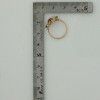 10K Yellow Gold Red Stone and Moonstone Ring Late Victorian Size 5.5 Circa 1900