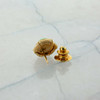 14K Yellow Gold Jade Tie Tack Excellent Quality