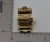 14K Yellow Gold Cash Register Charm with Working Drawer, Circa 1950