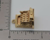 14K Yellow Gold Cash Register Charm with Working Drawer, Circa 1950