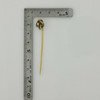 Antique 14K Yellow Gold .15 ct Diamond Love Knot Stick Pin Circa 1930