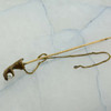 Antique 14K Yellow Gold Gloved Hand Stick Pin Pearl Set Circa 1920