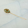 Antique 10K (Tested) Gold Turquoise Stick Pin Circa 1930