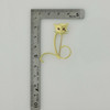 Interesting 14K Yellow Gold Cat Pin with Ruby Eyes Circa 1970