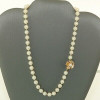 14K Yellow Gold Mounted Cultured Pearl Strand 16 inch long 14K yellow gold clasp