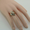 14K Yellow Gold 1 ct tw Diamond Ring H SI Quality Size 7.75 Circa 1970