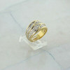 14K Yellow Gold 1 ct est Diamond Ring H SI Quality Size 7.75 Circa 1970