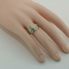 14K Yellow Gold 1 ct est Diamond Ring H SI Quality Size 7.75 Circa 1970