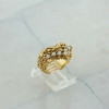 Vintage 14K Yellow Gold Pearl Ring Size 5.5 Circa 1960