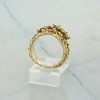 Vintage 14K Yellow Gold Pearl Ring Size 5.5 Circa 1960