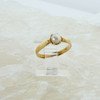 10K Yellow Gold Pearl Ring 4.9 mm Pearl Prong Set Size 5.75