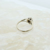 10K Yellow Gold Sapphire and Diamond Ring Size 4.5