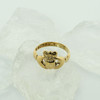 14K Yellow Gold Claddagh, Ring size 6.25