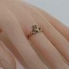 14K Yellow Gold Claddagh, Ring size 6.7